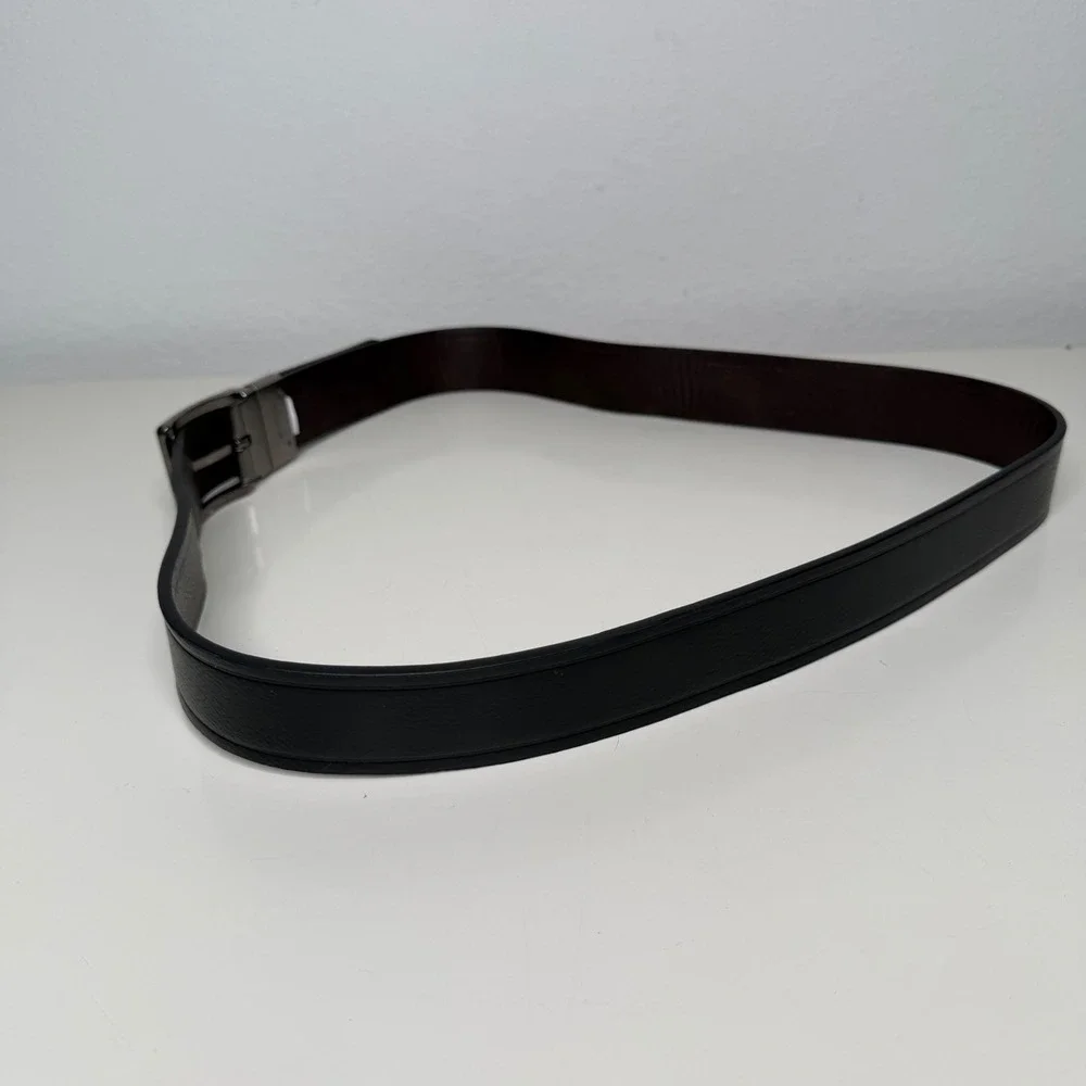 Columbia Reversible Belt Mens Black Brown Swivel Buckle Classic‎ 43